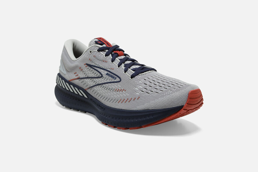 Brooks Glycerin GTS 19 Road Running Shoes Mens - Grey/Black - KORGY-2068